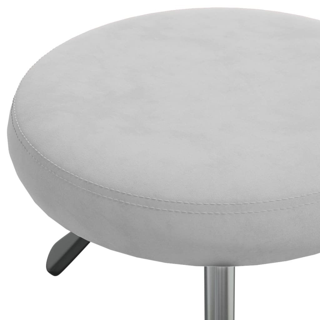 Tabouret de massage Velours Gris clair