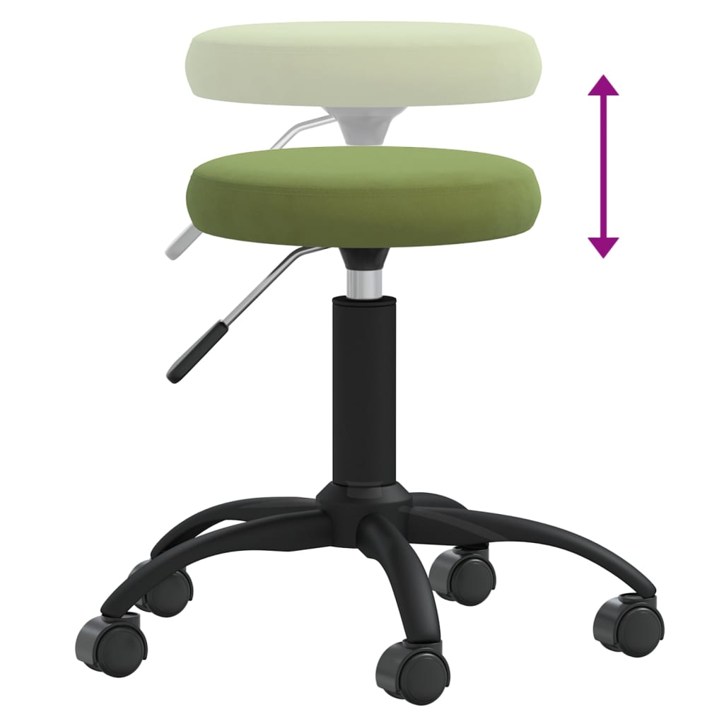 Tabouret de massage Velours Vert clair