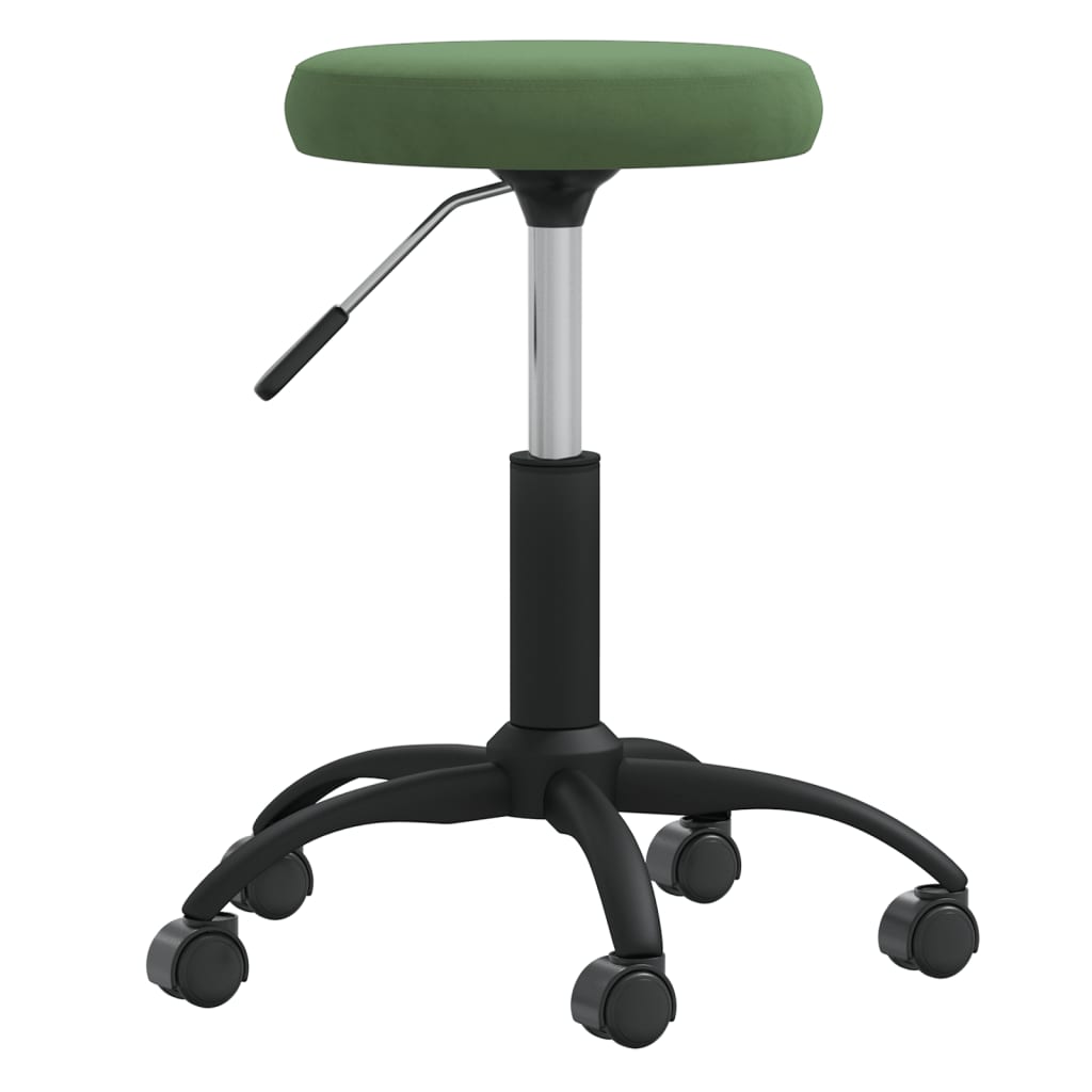 Tabouret de massage Velours Vert foncé