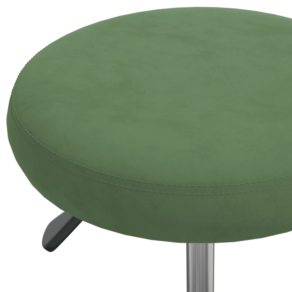 Tabouret de massage Velours Vert foncé