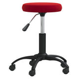 Tabouret de massage Velours Rouge bordeaux