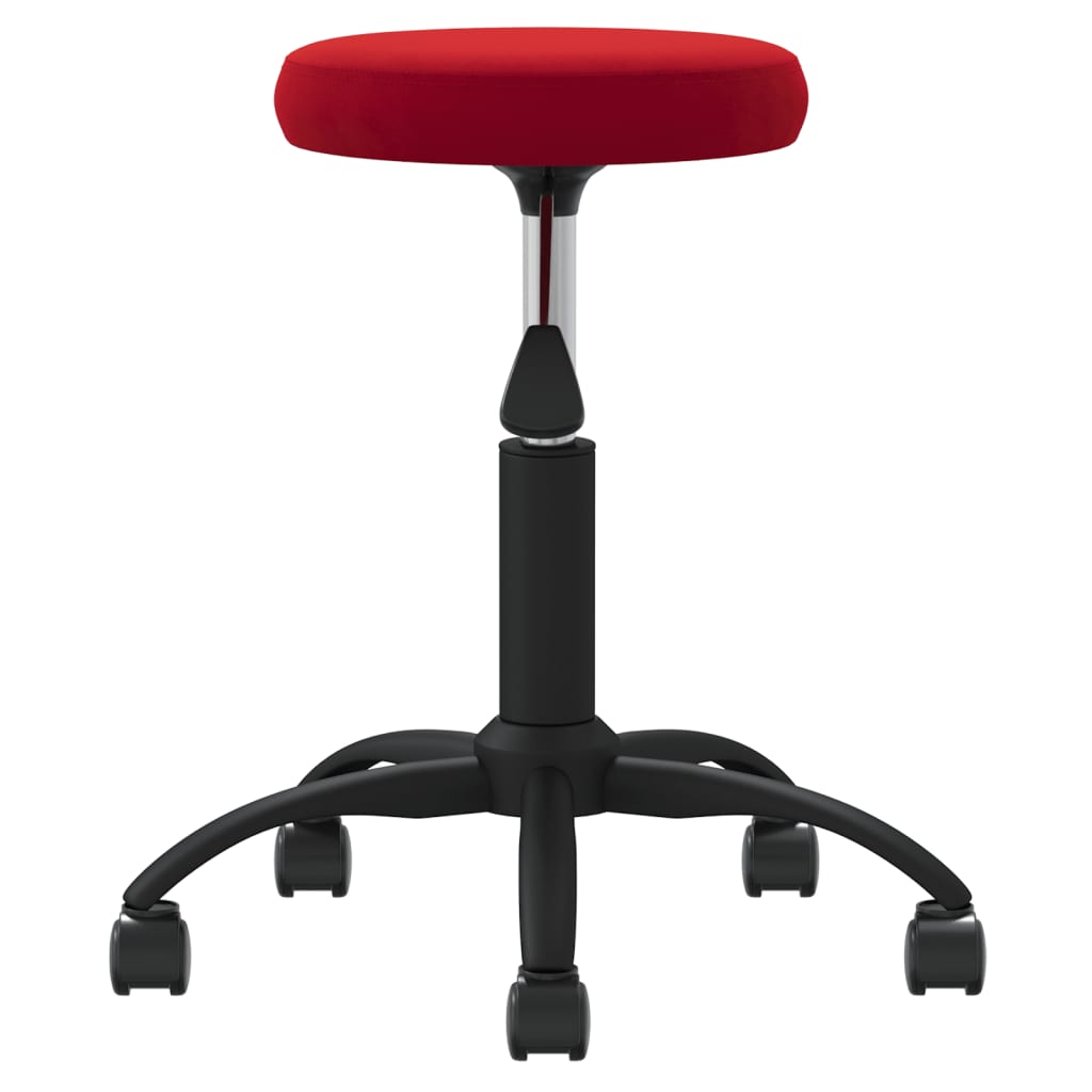 Tabouret de massage Velours Rouge bordeaux