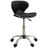 Black Faux Leather Office Chair