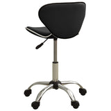 Black Faux Leather Office Chair