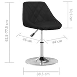 Tabouret de bar Noir Similicuir