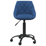 Chaise de bureau Bleu Velours