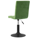 Chaises pivotantes à manger lot de 6 vert foncé velours