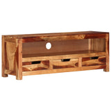 Meuble TV 110x30x40 cm Bois d'acacia massif