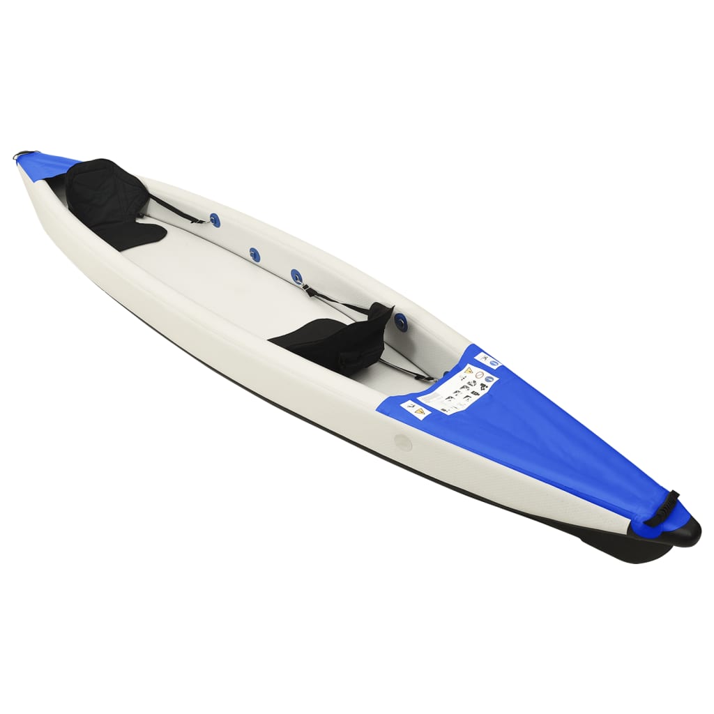 Kayak gonflable bleu 424x81x31 cm polyester