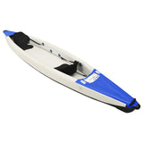 Blue inflatable kayak 424x81x31 cm polyester