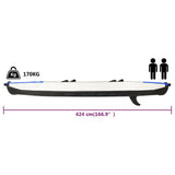 Blue inflatable kayak 424x81x31 cm polyester