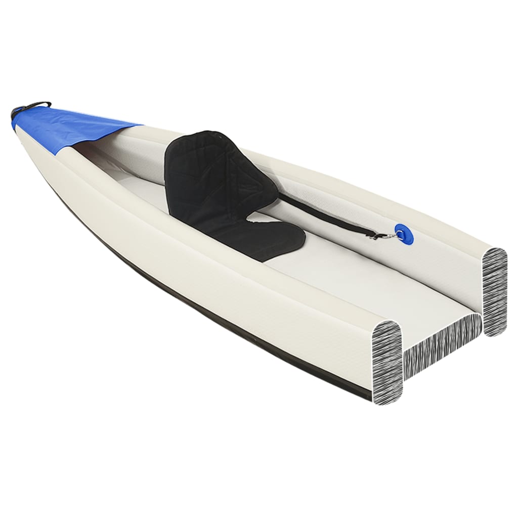 Blue inflatable kayak 424x81x31 cm polyester