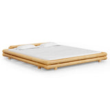 Cadre de lit sans matelas bambou 180x200 cm