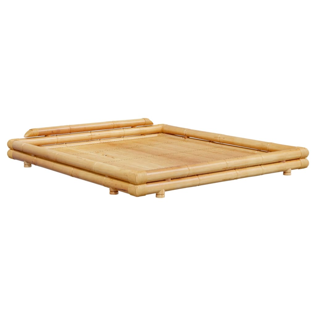 Cadre de lit sans matelas bambou 180x200 cm