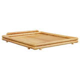 Cadre de lit sans matelas bambou 180x200 cm