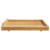 Cadre de lit sans matelas bambou 180x200 cm