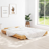 Cadre de lit sans matelas bambou 180x200 cm