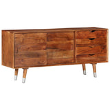 Meuble TV 118x30x55 cm Bois d'acacia massif