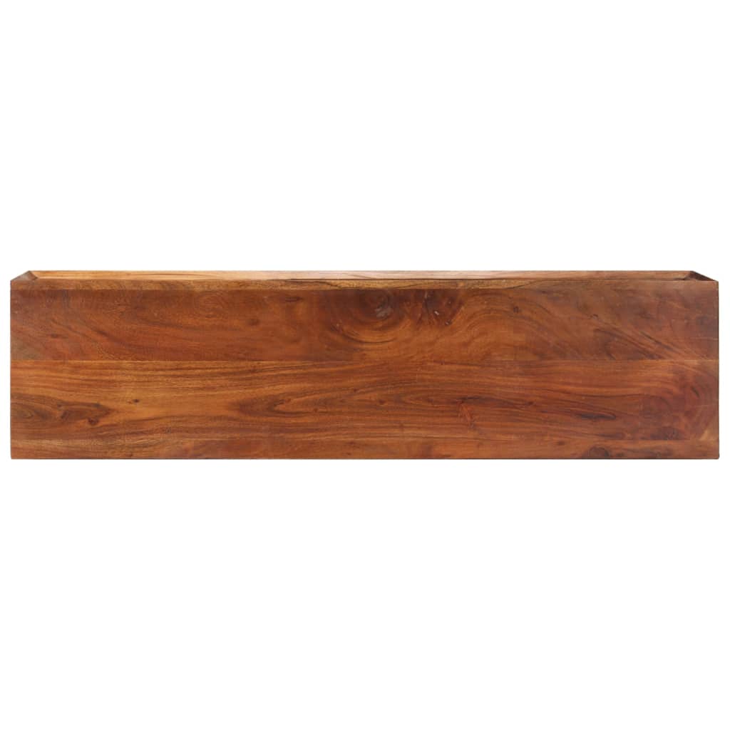 Meuble TV 118x30x55 cm Bois d'acacia massif