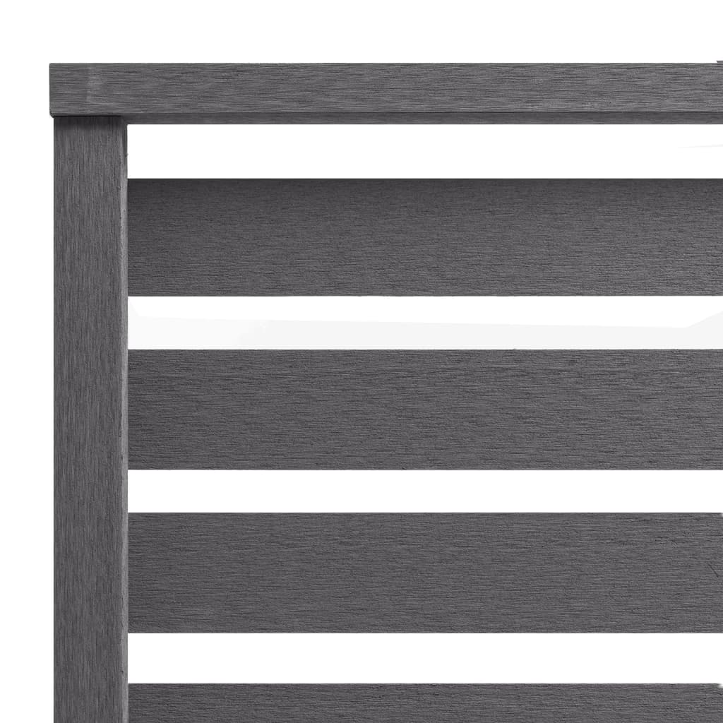 WPC Fence Panel 180x180 cm Grey