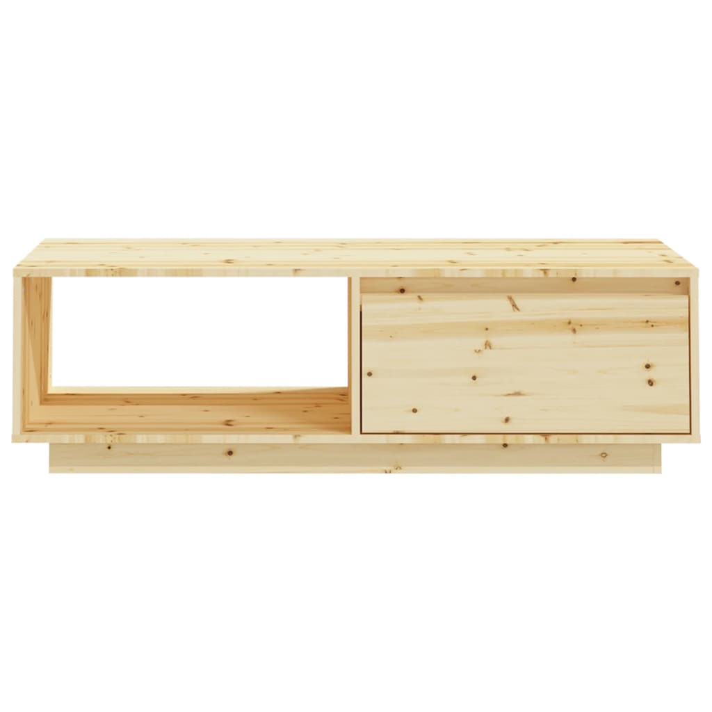 Table basse 110x50x33,5 cm bois de sapin massif