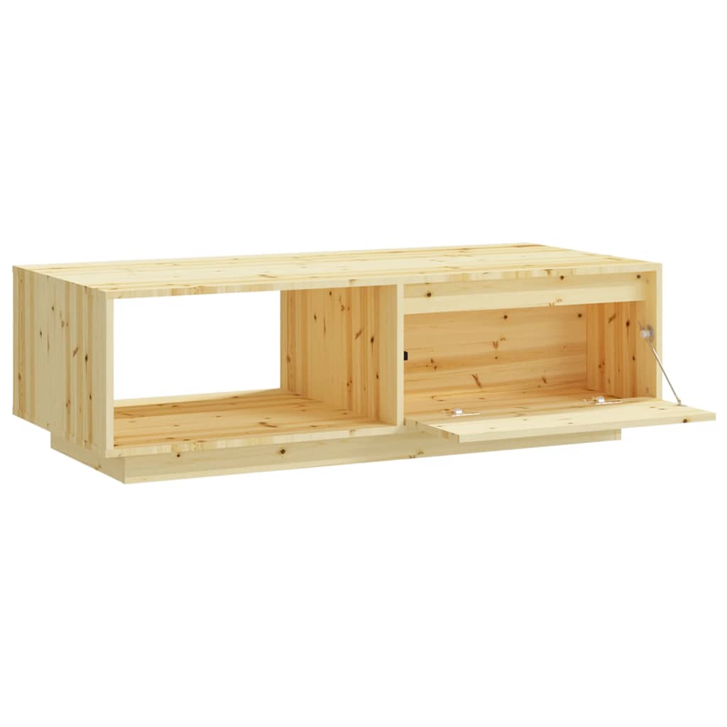 Table basse 110x50x33,5 cm bois de sapin massif