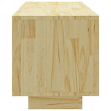 Meuble TV 110x30x33,5 cm Bois de pin massif