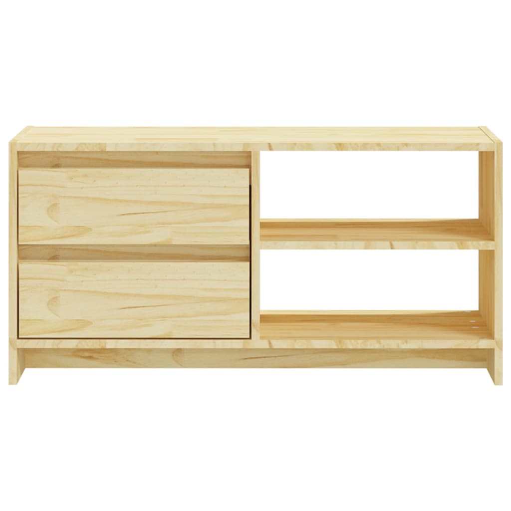 TV cabinet 80x31x39 cm solid pine wood