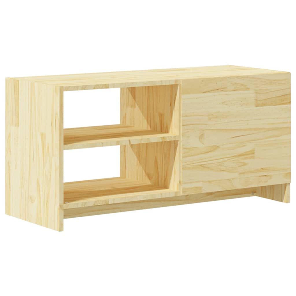 Meuble TV 80x31x39 cm bois de pin massif