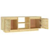 Meuble TV 110x30x40 cm bois de pin massif