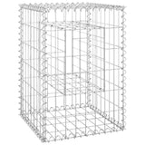 Gabion Basket Posts 2 pcs 40x40x60 cm Iron