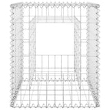 Gabionenkorbpfosten 2 Stück 50x50x60 cm Eisen