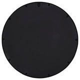 Miroir de jardin Noir 60x4 cm Fer Rond utilisation extérieure