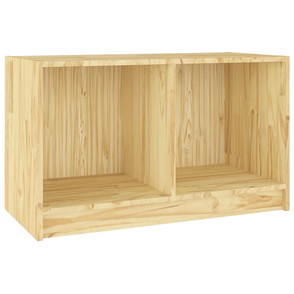 TV cabinet 70x33x42 cm solid pine wood