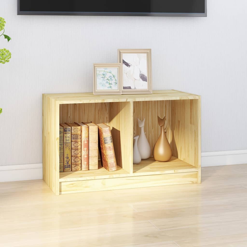 TV cabinet 70x33x42 cm solid pine wood