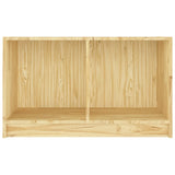 TV cabinet 70x33x42 cm solid pine wood