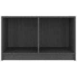 Meuble TV Gris 70x33x42 cm Bois de pin massif