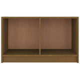 Meuble TV Marron miel 70x33x42 cm Bois de pin massif