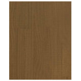 Meuble TV Marron miel 70x33x42 cm Bois de pin massif