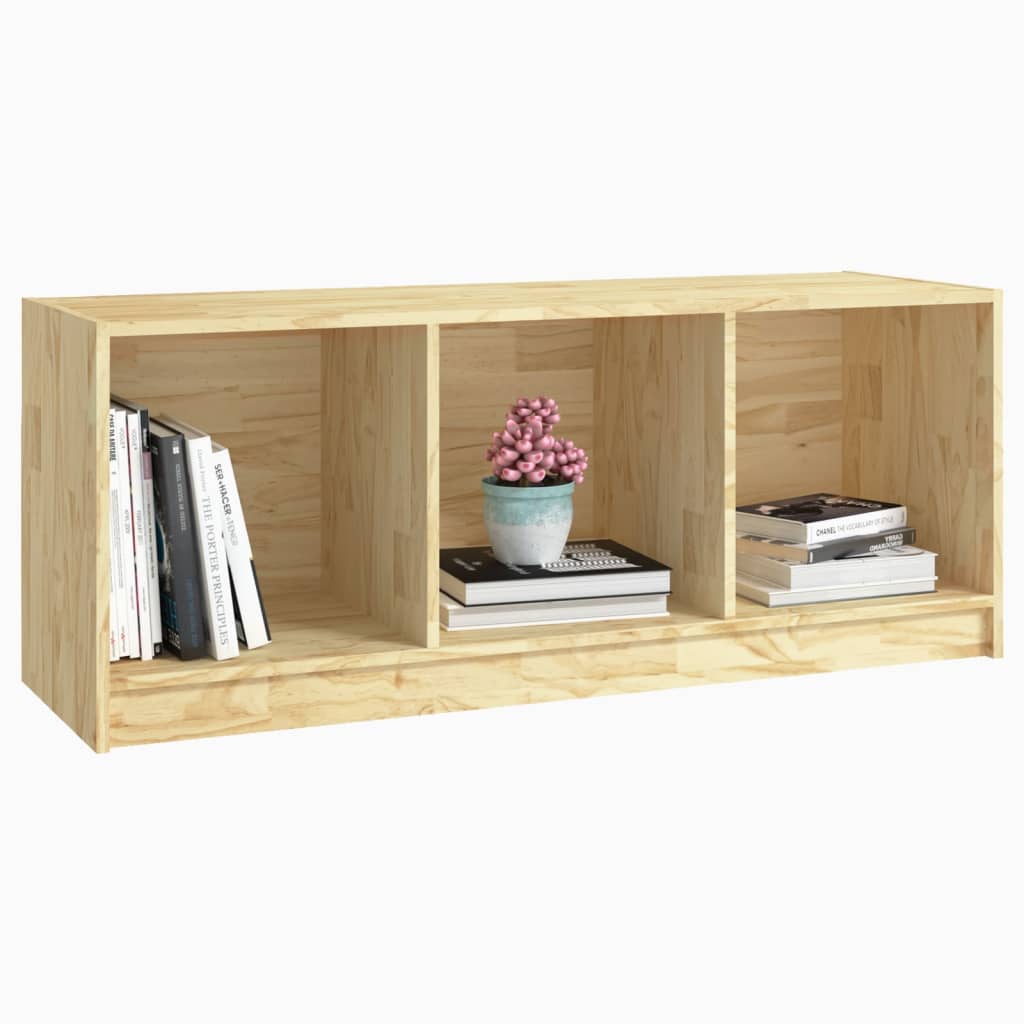 Meuble TV 104x33x41 cm bois de pin massif