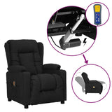 Fauteuil de massage Noir Tissu