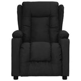 Fauteuil de massage Noir Tissu