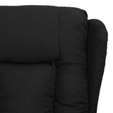 Fauteuil de massage Noir Tissu