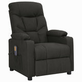 Fauteuil de massage Noir Tissu