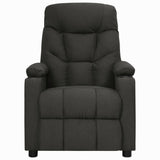 Fauteuil de massage Noir Tissu