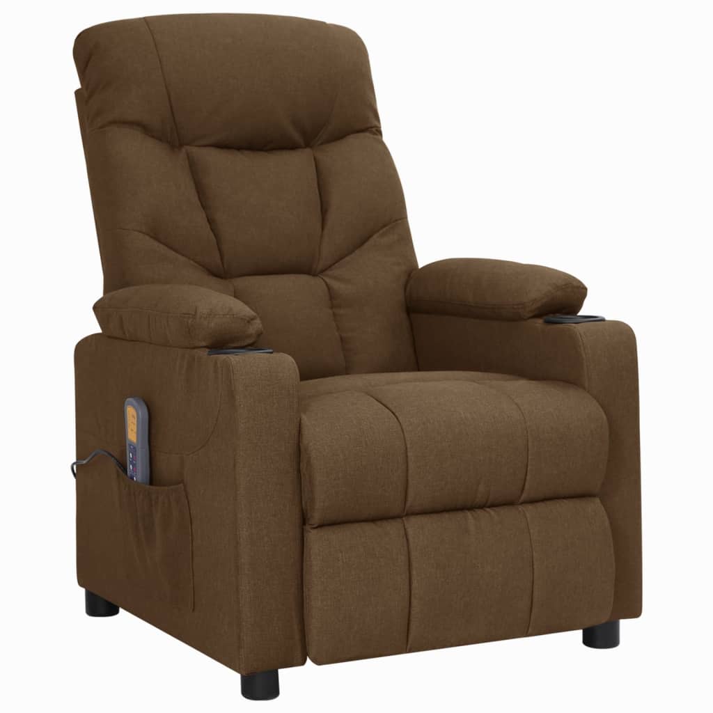 Fauteuil de massage Marron Tissu