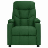 Fauteuil de massage Vert foncé Tissu