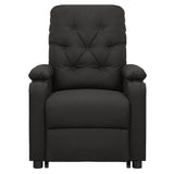 Fauteuil de massage Noir Tissu