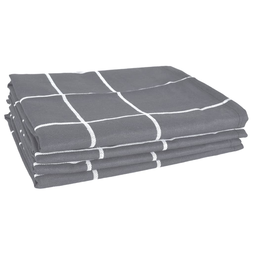 Ensemble de serviettes 12 pcs gris coton