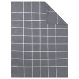 Ensemble de serviettes 12 pcs gris coton